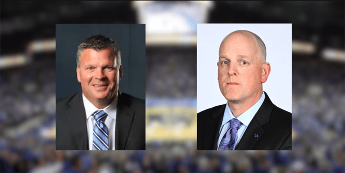 Greg McDermott (L) and Alan Huss (R)