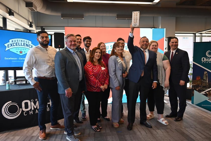 Flood Communications staff at the Business Excellence Awards Ceremony.